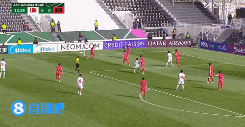 韩国U23先丢球！韩国防守球员禁区内滑倒，黎巴嫩前锋推射破门