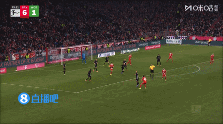 下次别还手了，奥利塞梅开二度，拜仁7-1沃尔夫斯堡