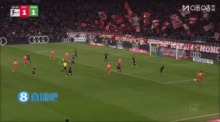 拜仁再次领先！奥利塞传中，迪亚斯头球破门