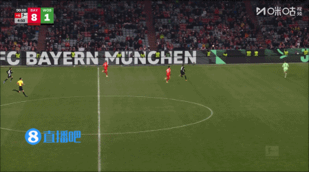 出来溜达溜达！诺伊尔补时出击扔边线球，此时拜仁已经8-1领先