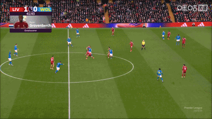 打开进球账户！维尔茨对狼队进球当选利物浦12月最佳球