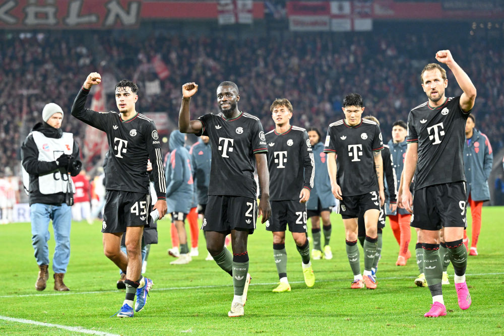 德甲综合：拜仁客场逆转科隆 赛程过半稳居榜首